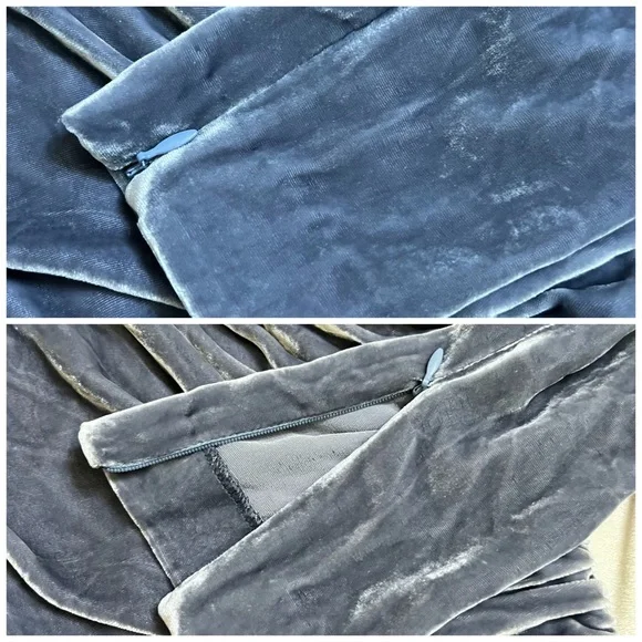 CINQ À SEPT Rebeka Gathered Velvet Mini Dress womens size 4 - Picture 8 of 11